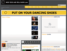 Tablet Screenshot of indierockandrollradio.com